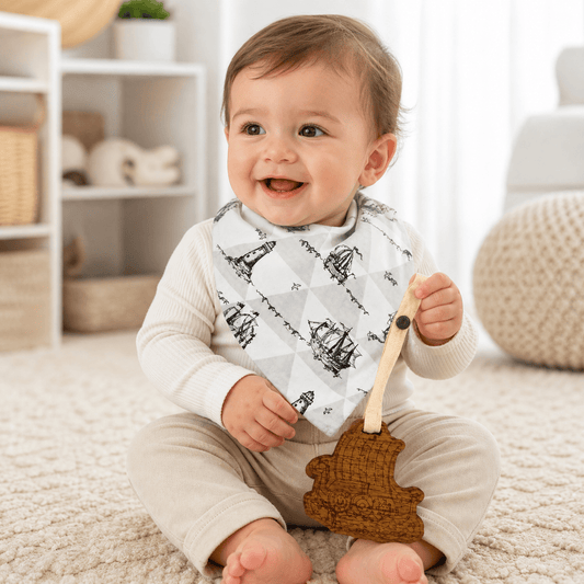 Baby gift set | Boat lovie bib 2pc finn + emma