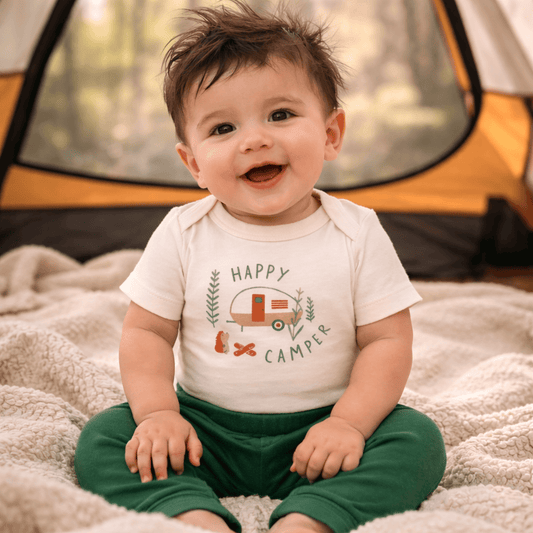 Baby gift set | happy camper 2pc finn + emma
