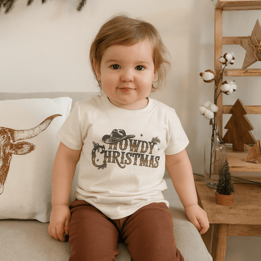Baby graphic tee | howdy christmas finn + emma