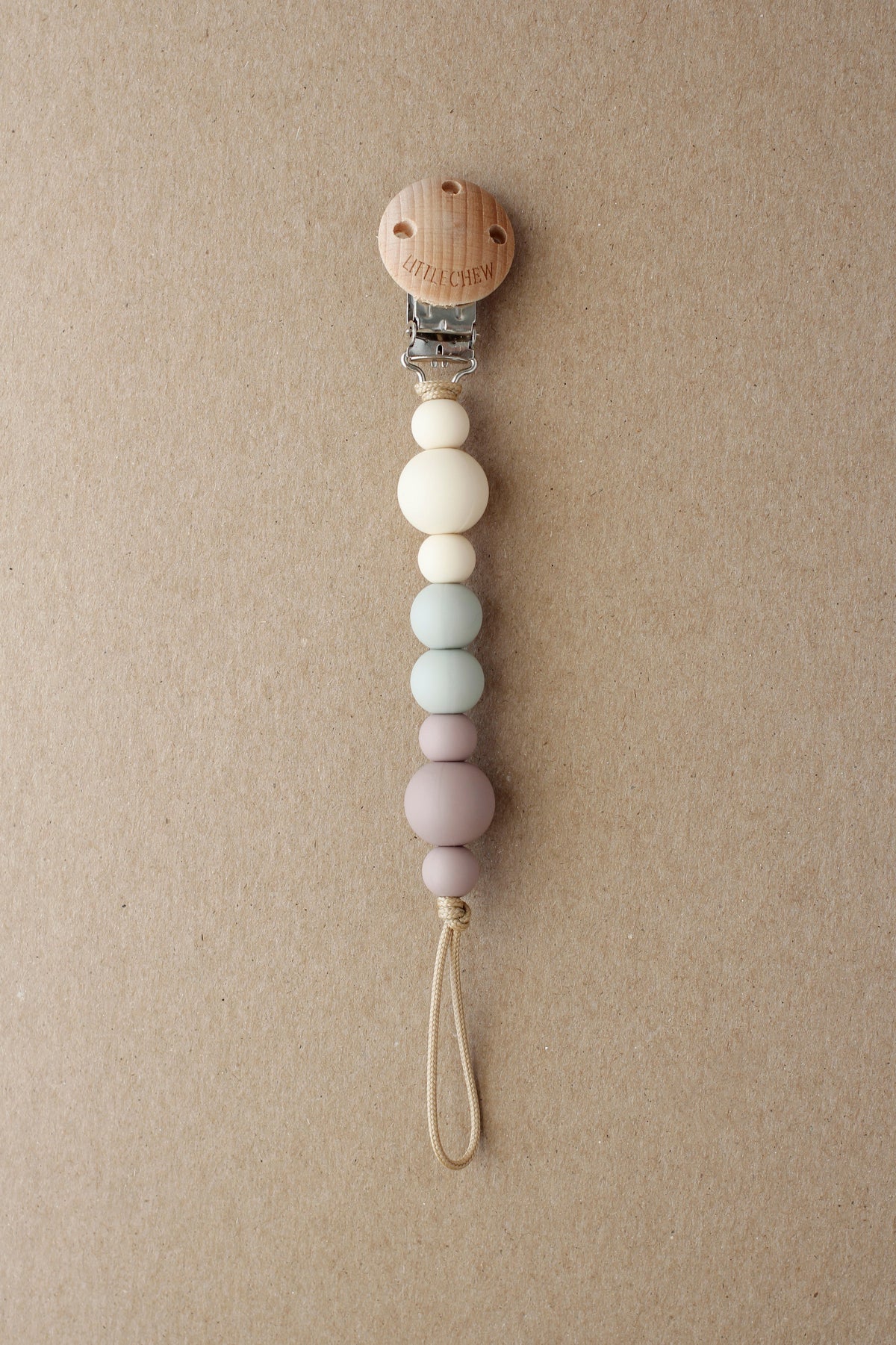 Baby Pacifier Clip - Kira | Dusty littleCHEW