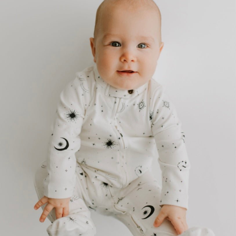 Baby footie | celestial finn + emma