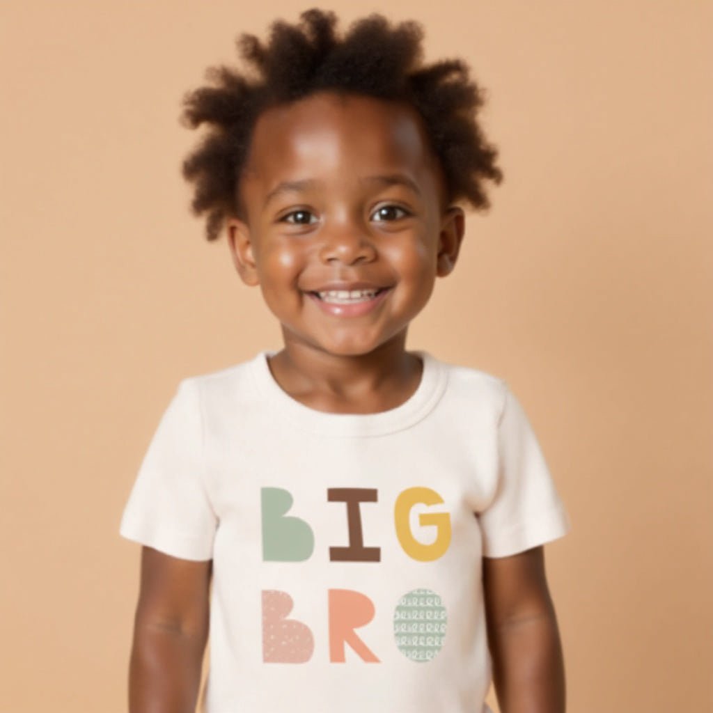 Baby graphic tee | big bro desert bloom finn + emma