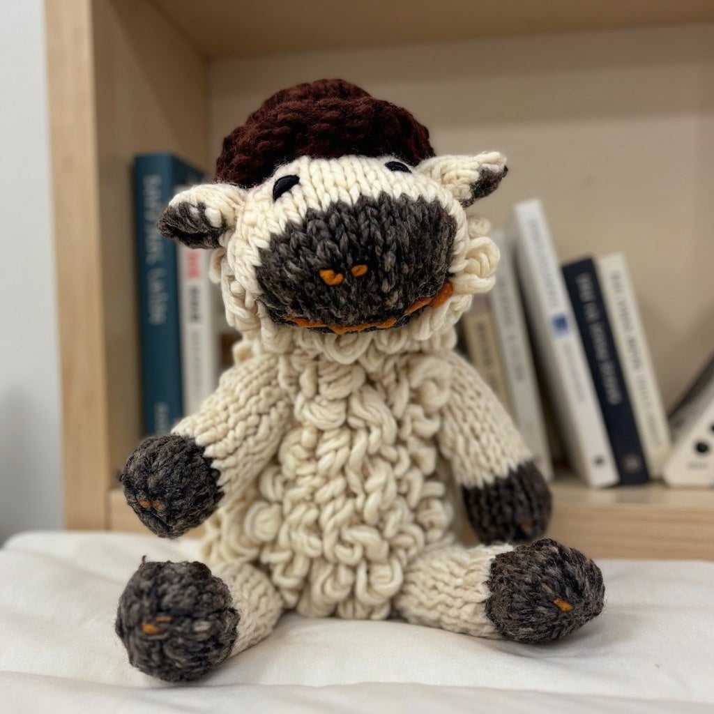 Baby Wool Knit Buddy | Sawyer the Sheep finn + emma