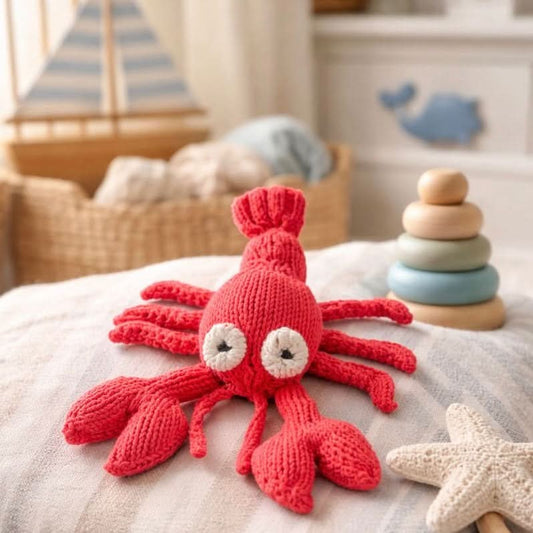 Baby Knit Buddy | Louie the Lobster finn + emma