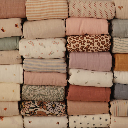 Baby Organic Cotton Muslin Swaddle Blanket Mushie