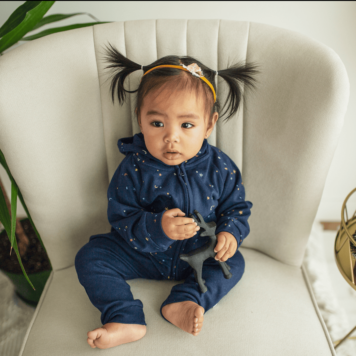 Baby hoodie | starry night finn + emma