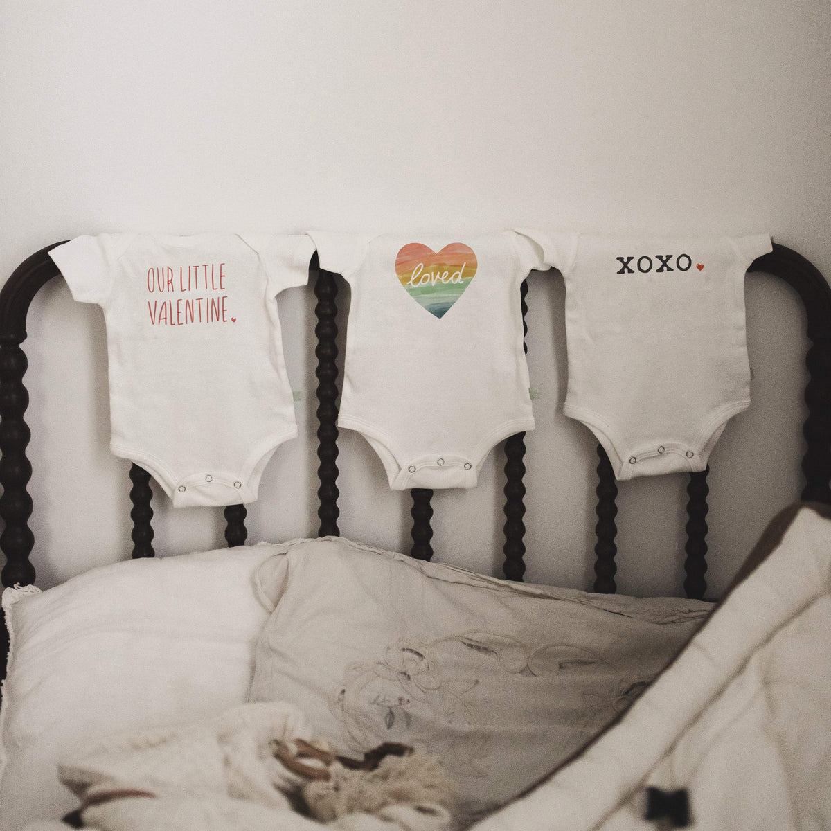 Baby graphic bodysuit | little valentine finn + emma