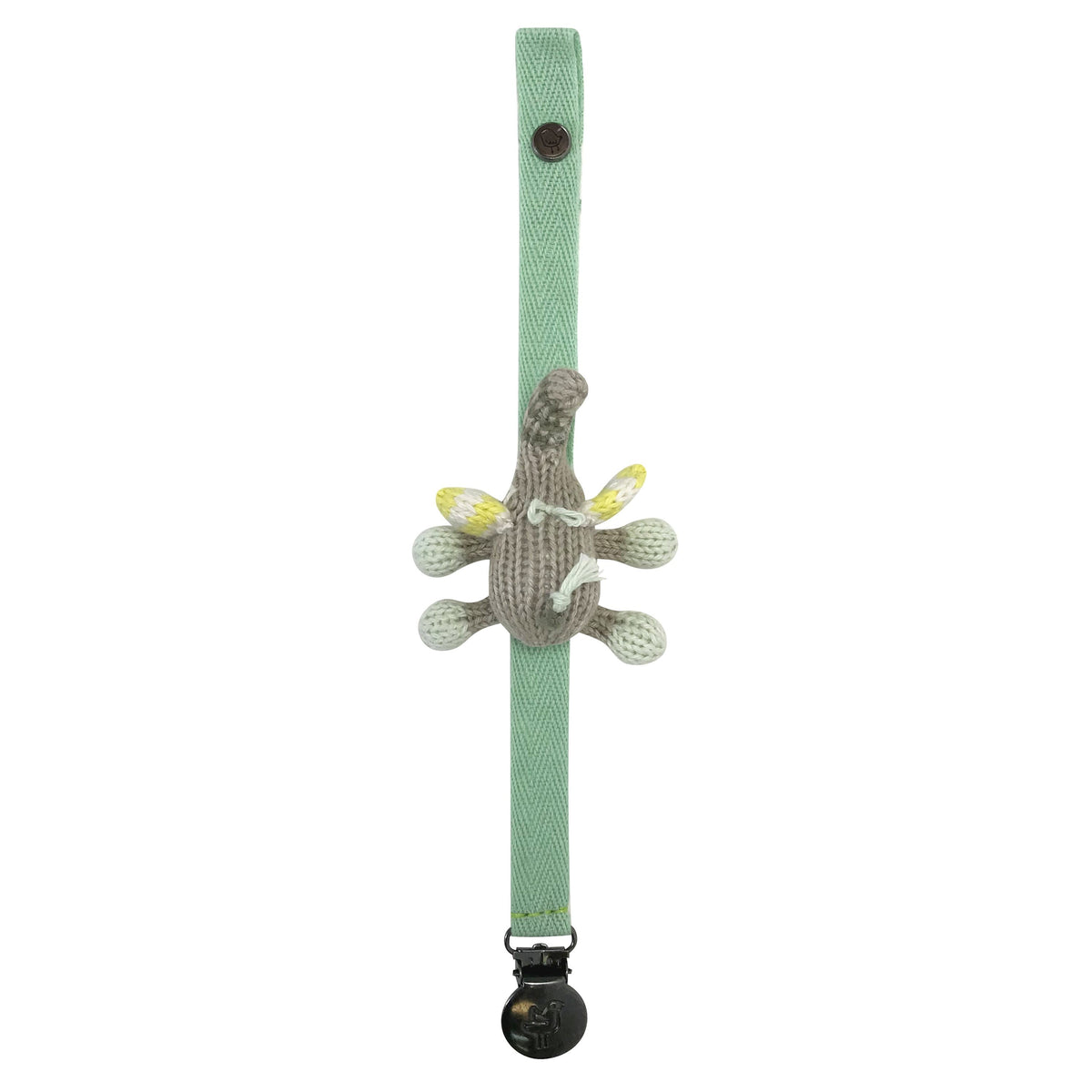 Baby pacifier holder | piper the elephant finn + emma