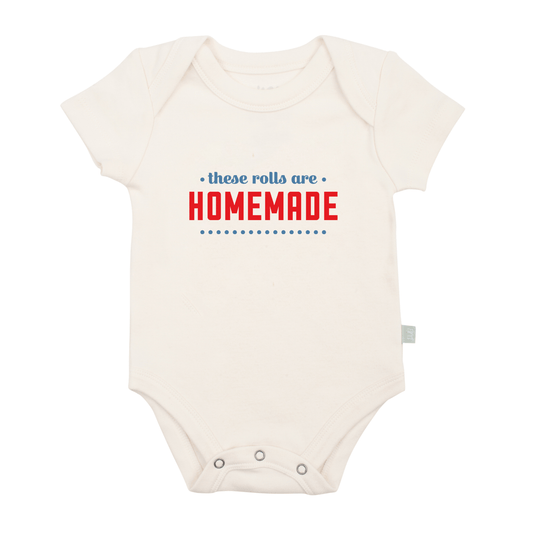 Baby graphic bodysuit | these rolls are homemade finn + emma