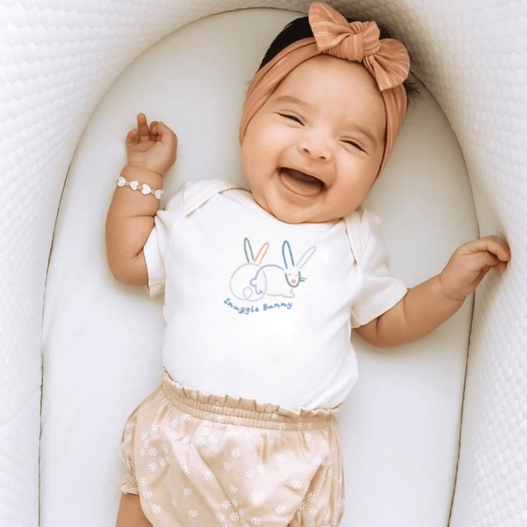 Baby graphic bodysuit | snuggle bunny finn + emma