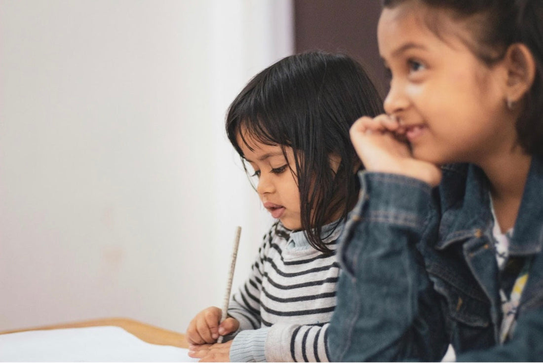 children learning