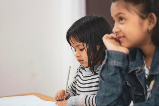 children learning