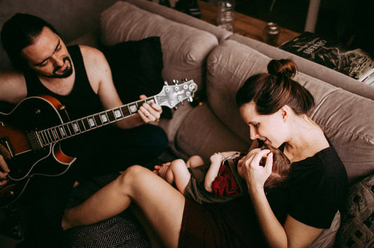 How to Play Guitar Around a Baby