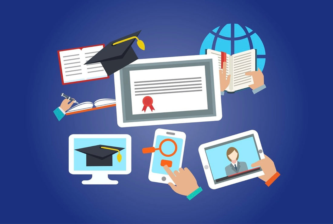 digital learning cartoon