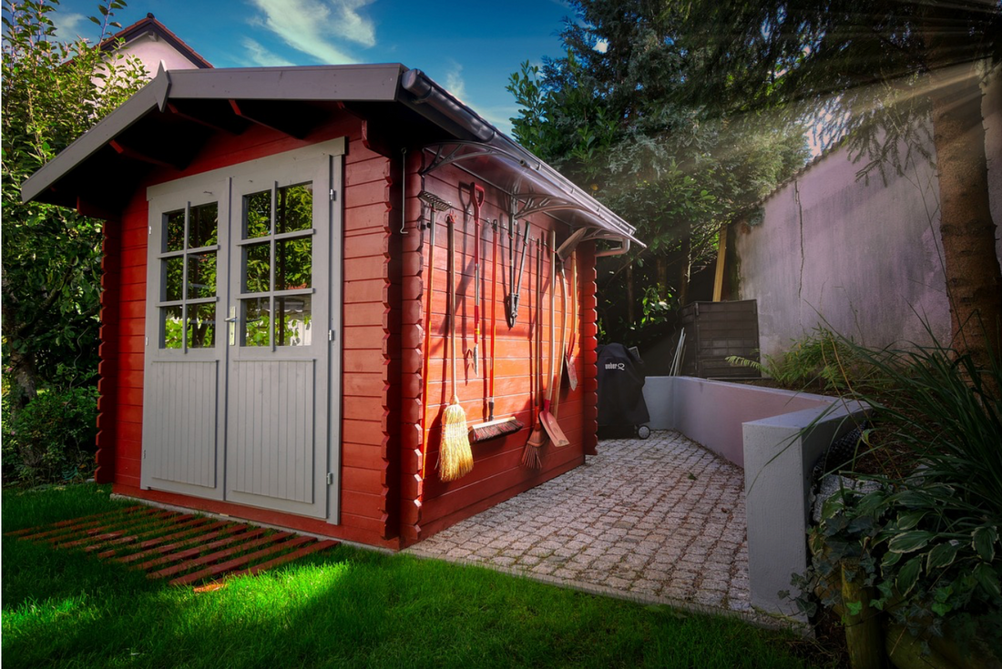 wood garden shed