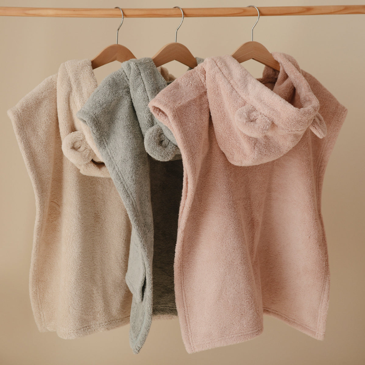 Baby Bear Poncho Towel Mushie