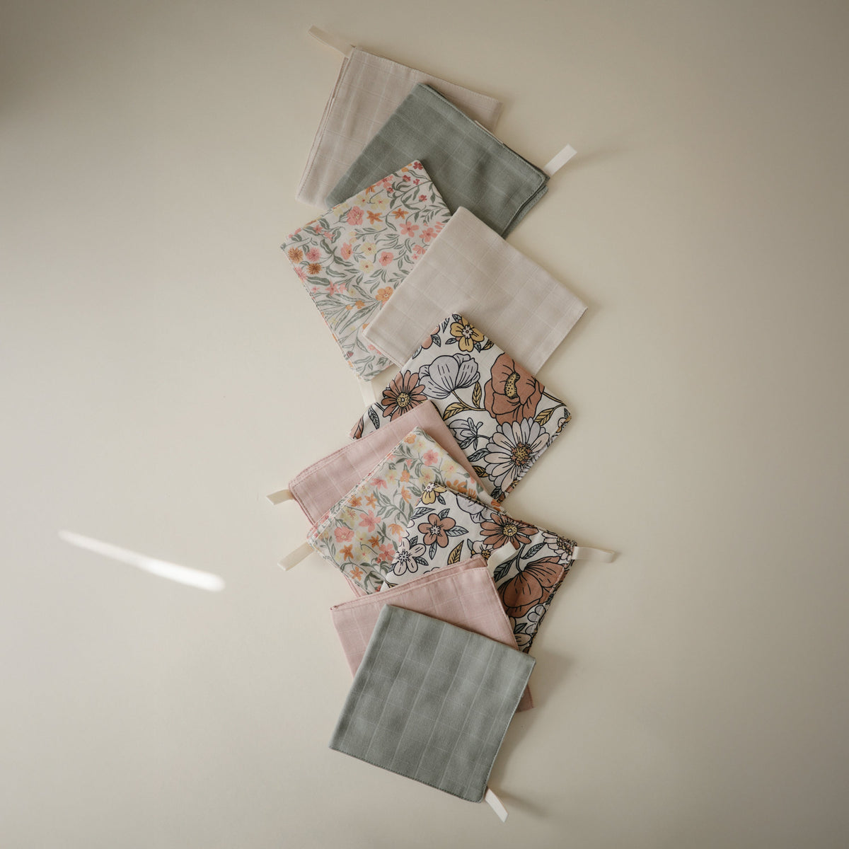 Baby Muslin Cotton Washcloth Mushie