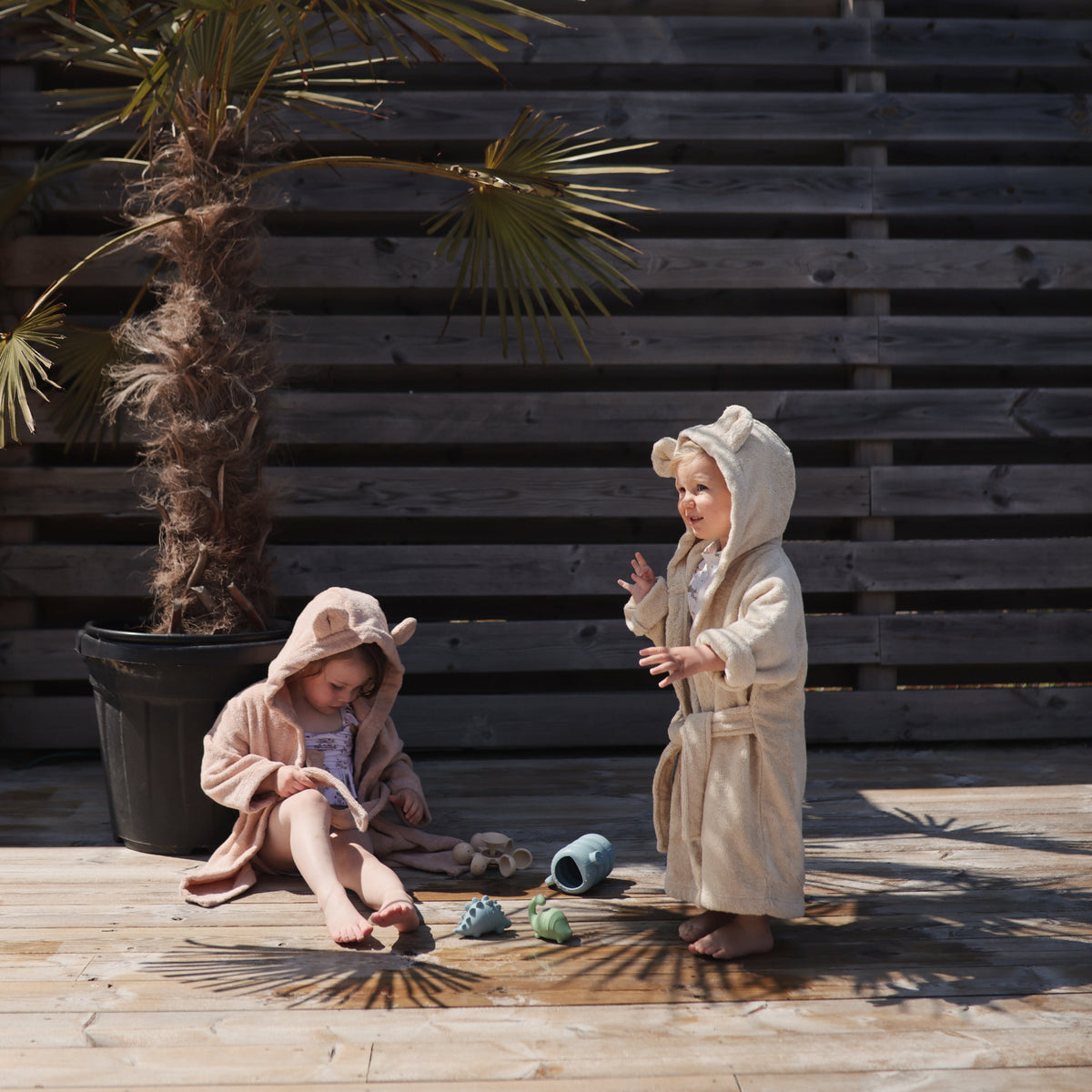 Baby Organic Toddler Bear Robe Mushie