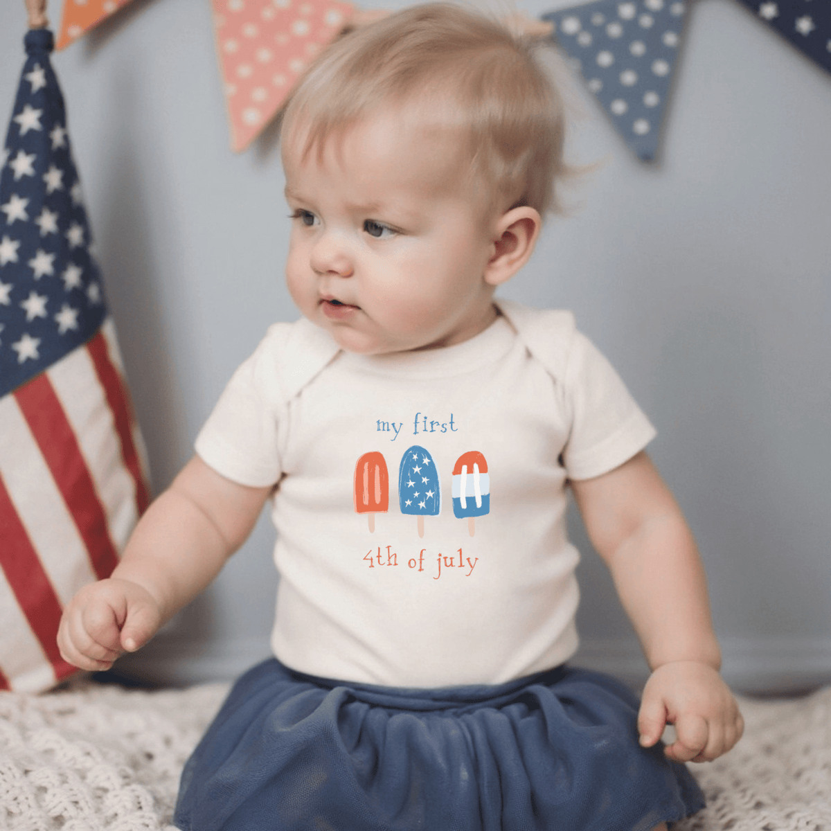 Baby graphic bodysuit | popsicles finn + emma