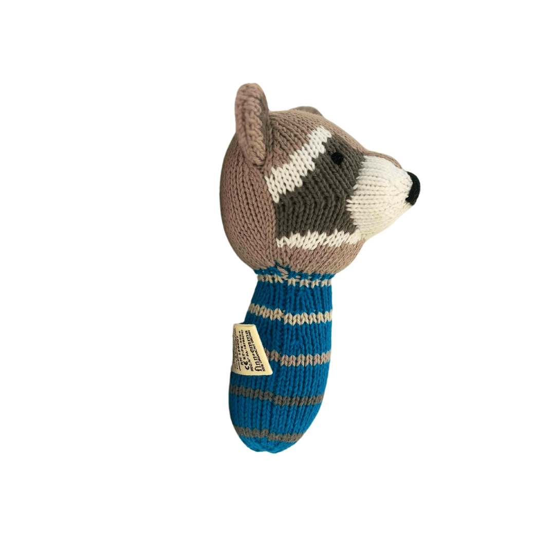 Baby mini rattle | ramsay the raccoon finn + emma