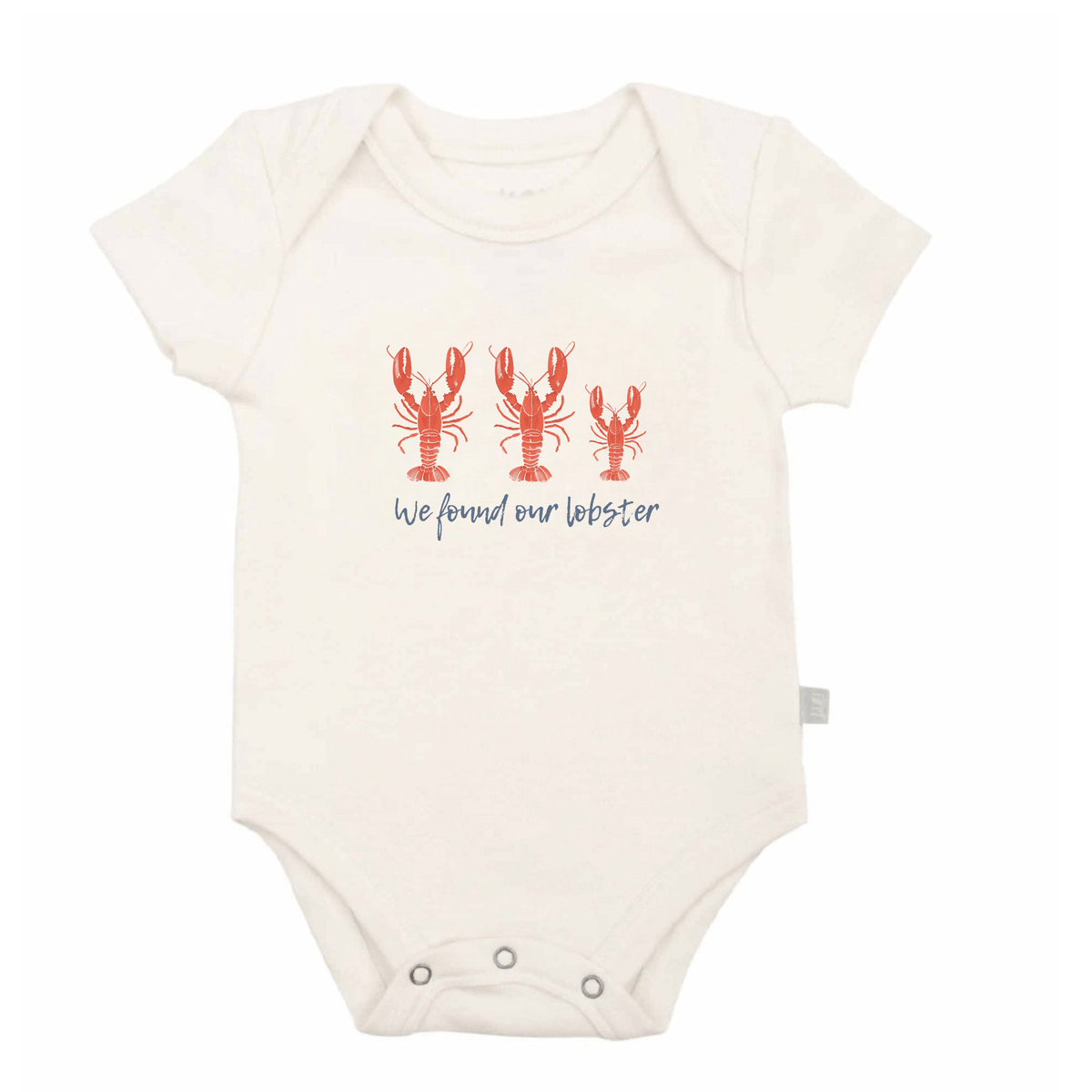 Baby graphic bodysuit | We Found Our Lobster finn + emma