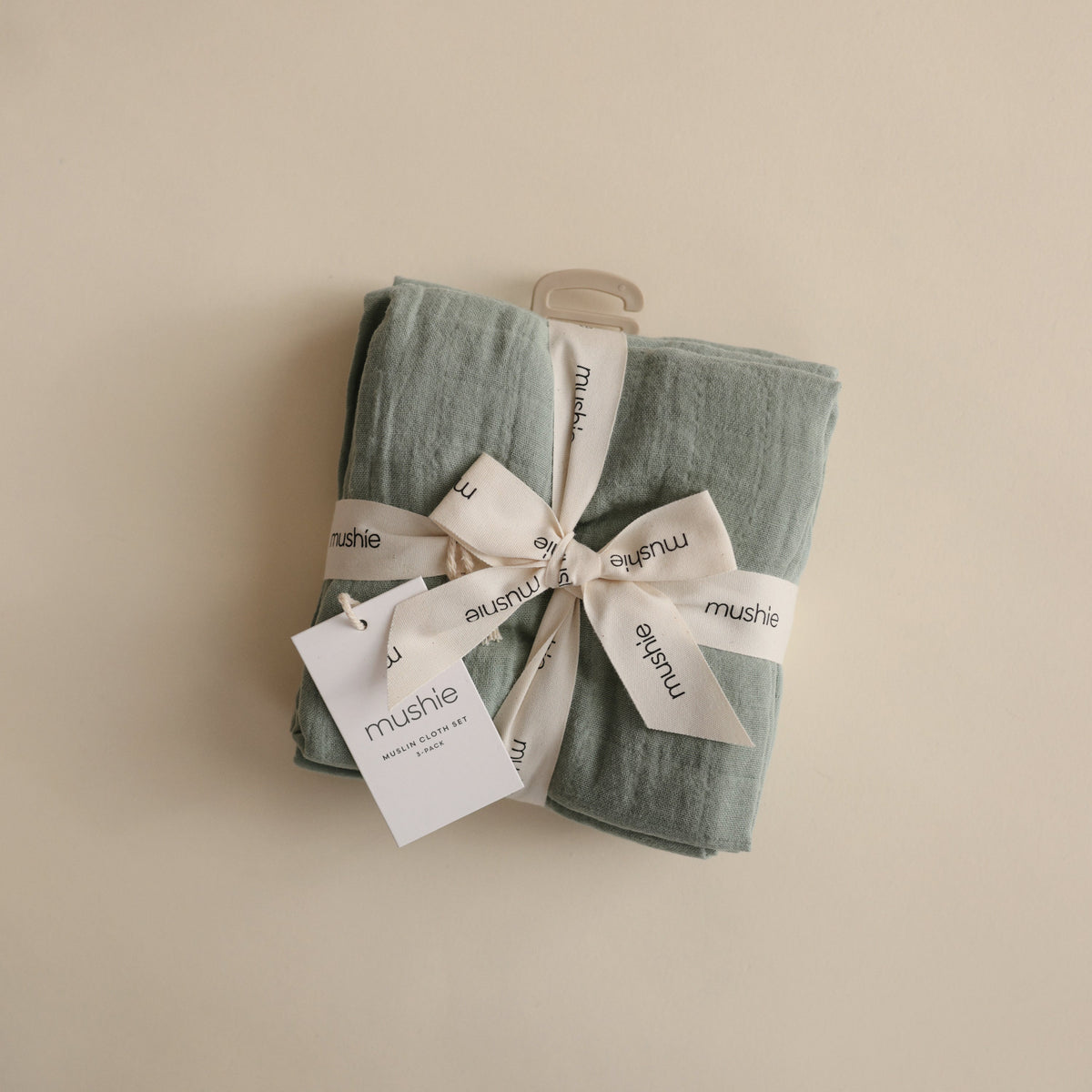 Baby Organic Cotton Muslin Cloths 3-Pack Mushie