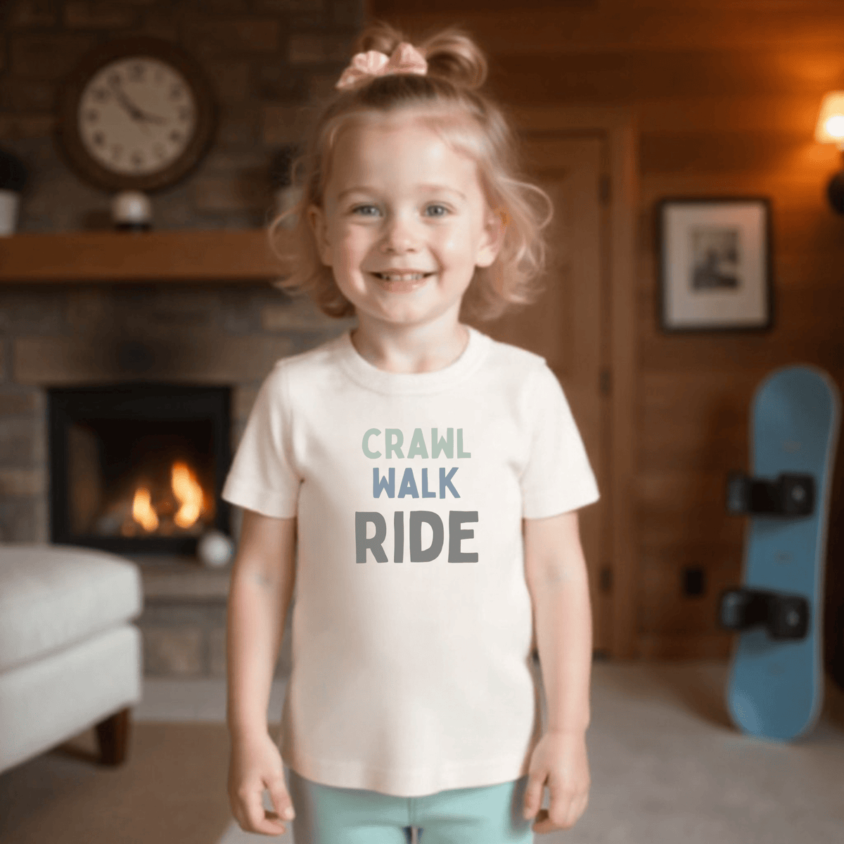 Baby graphic tee | crawl walk ride finn + emma