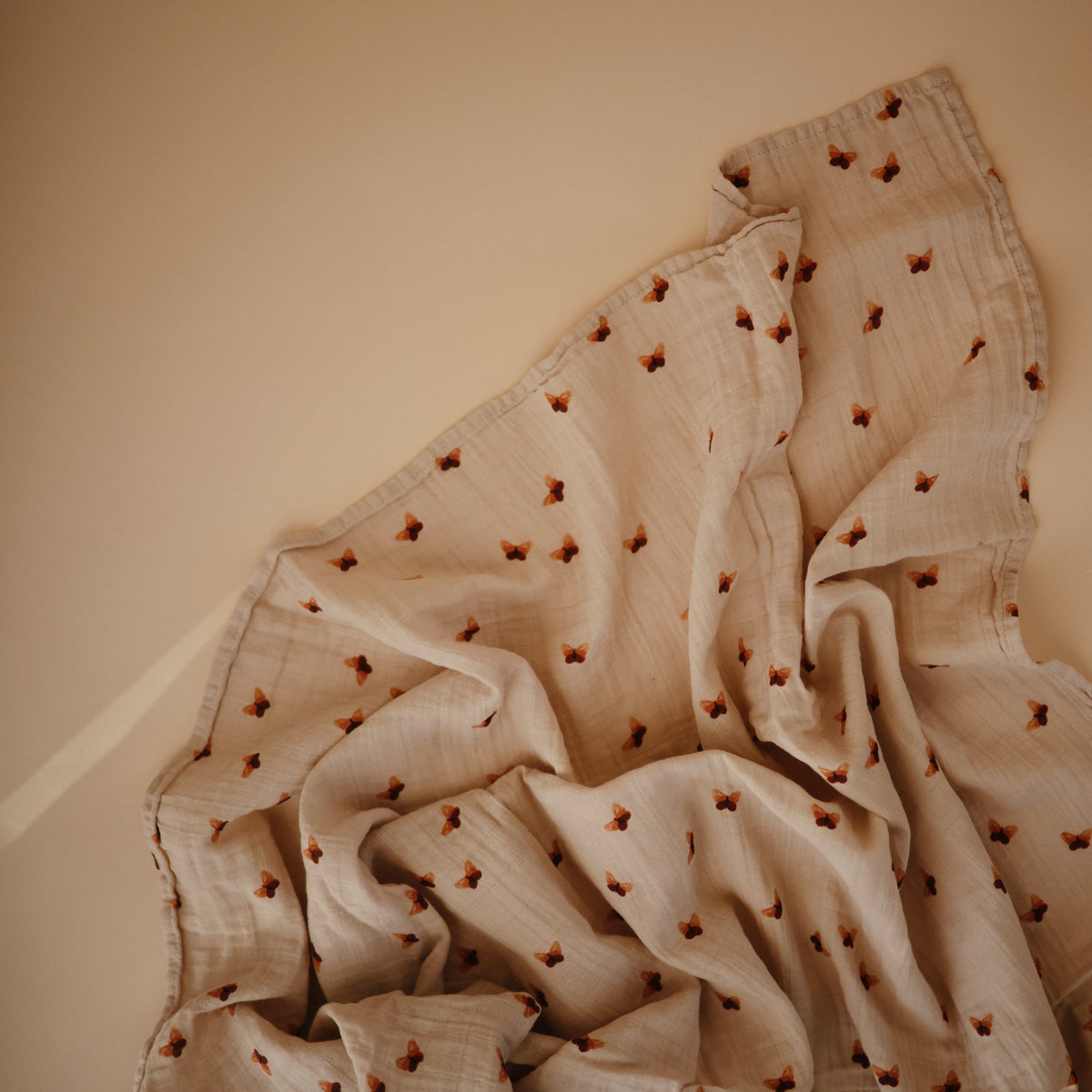 Baby Organic Cotton Muslin Swaddle Blanket Mushie