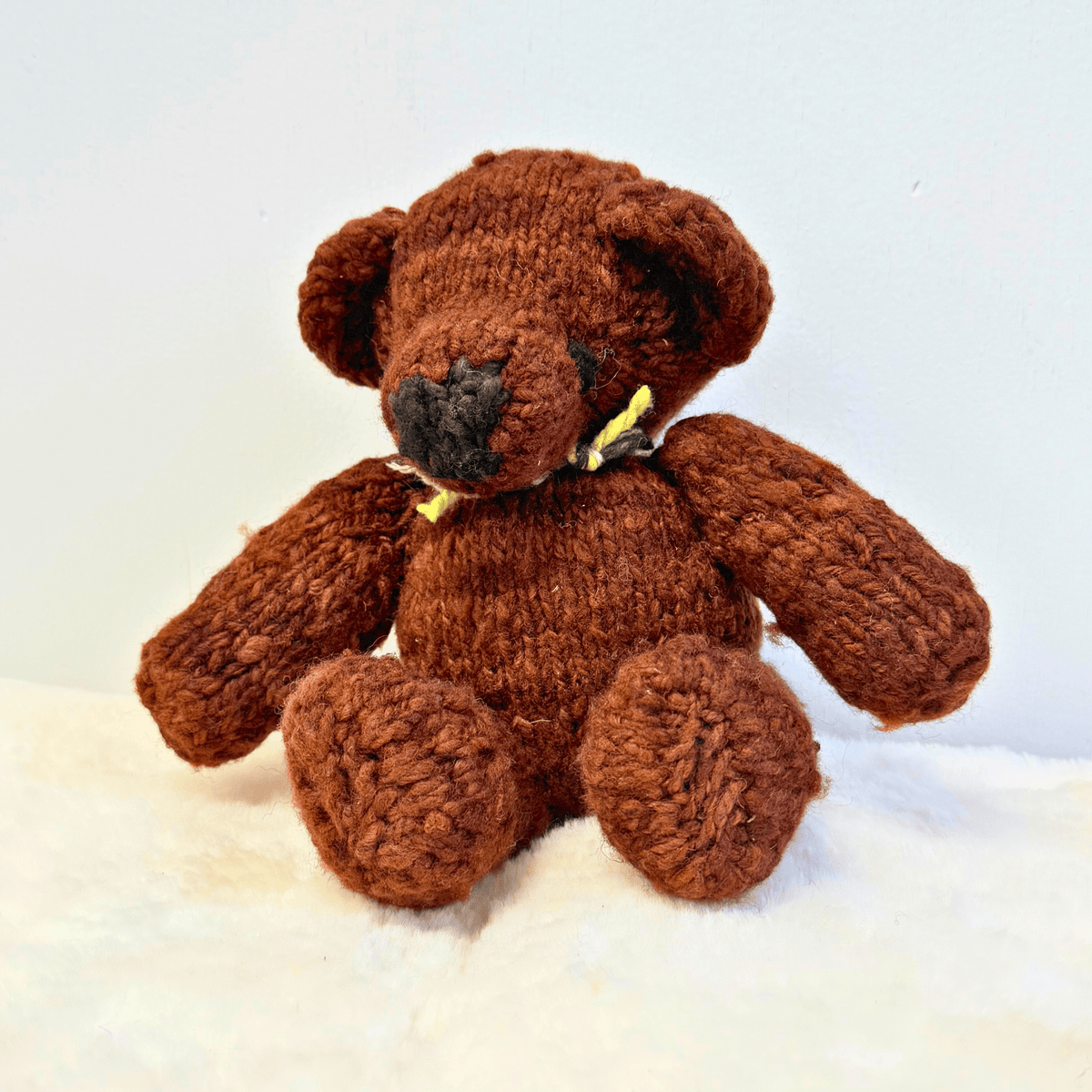 Baby Wool Knit Buddy  | Bree the Brown Bear finn + emma