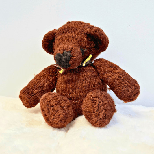 Baby Wool Knit Buddy  | Bree the Brown Bear finn + emma