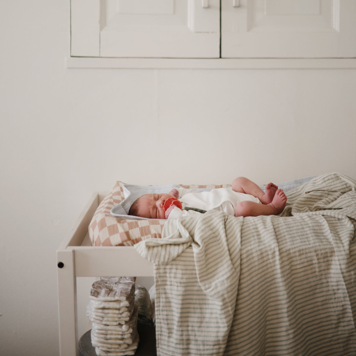 Baby Organic Cotton Muslin Swaddle Blanket Mushie