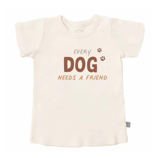 Baby graphic tee | Every Dog Needs a Friend finn + emma