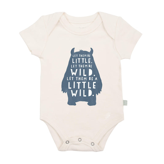 Baby graphic bodysuit | wild child finn + emma