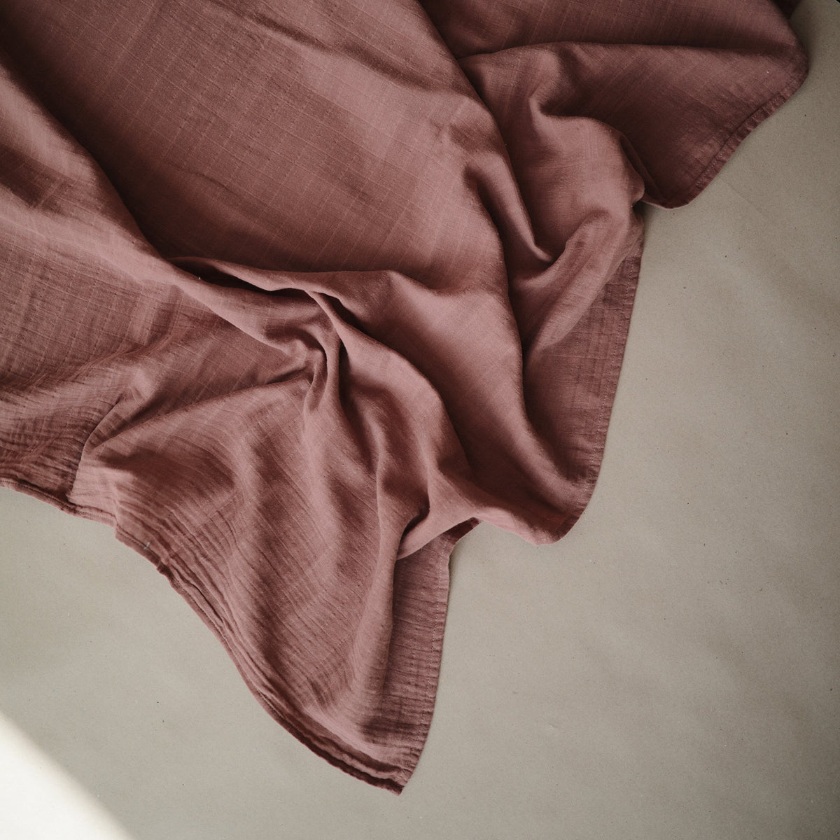 Baby Organic Cotton Muslin Swaddle Blanket Mushie