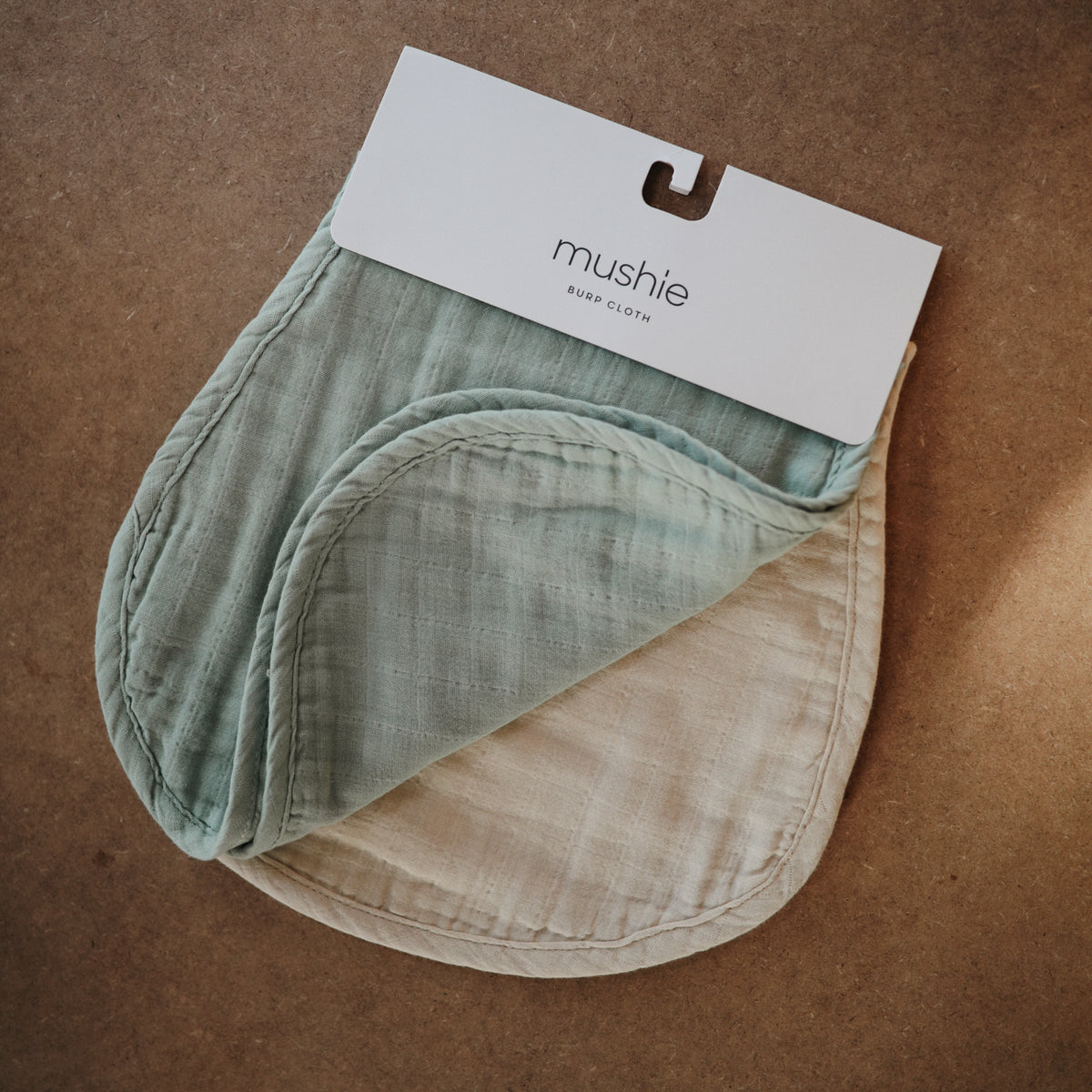 Baby Organic Cotton Muslin Burp Cloth 2-Pack Mushie