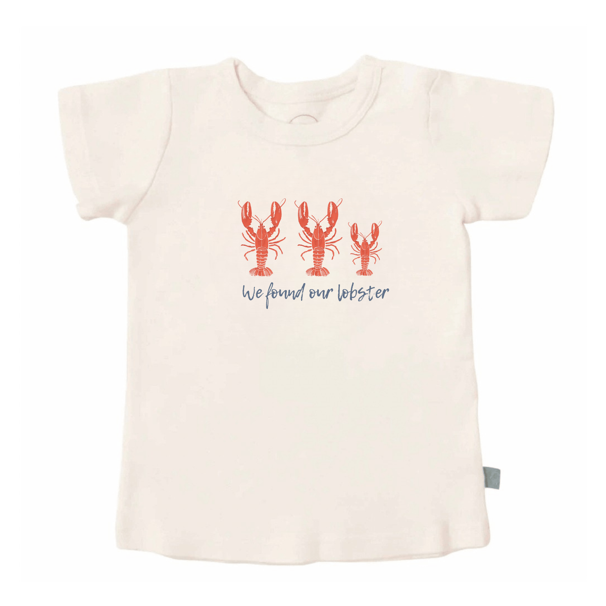 Baby graphic tee | We Found Our Lobster finn + emma
