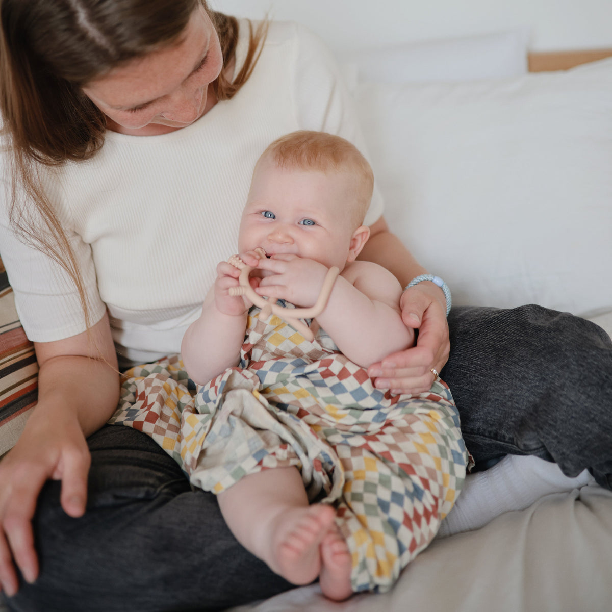 Baby Organic Cotton Muslin Swaddle Blanket Mushie