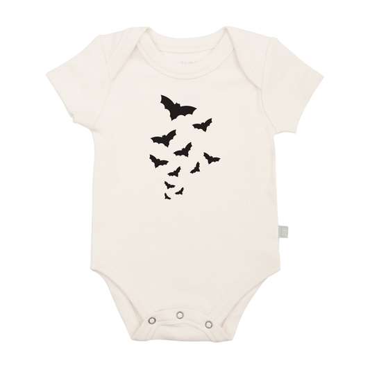 Baby graphic bodysuit | bats finn + emma