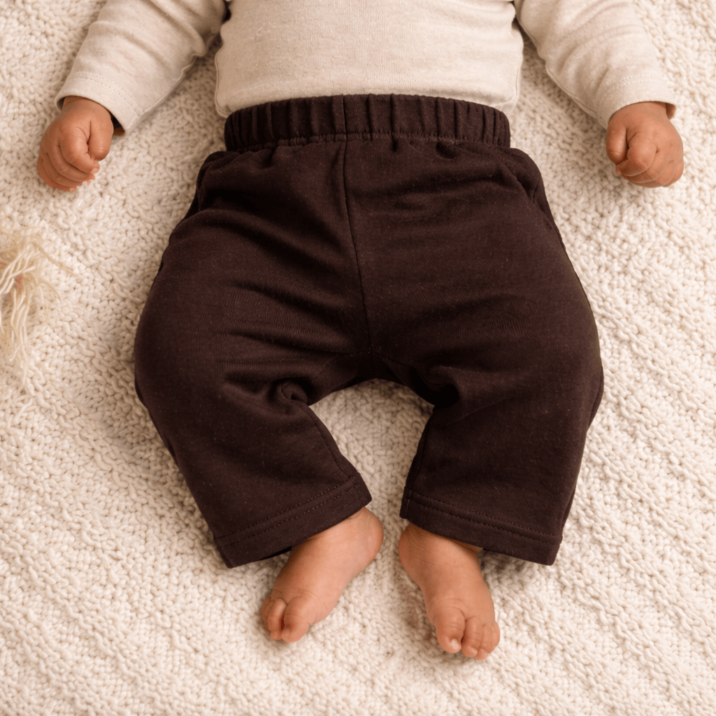 Baby comfy pant | brown finn + emma