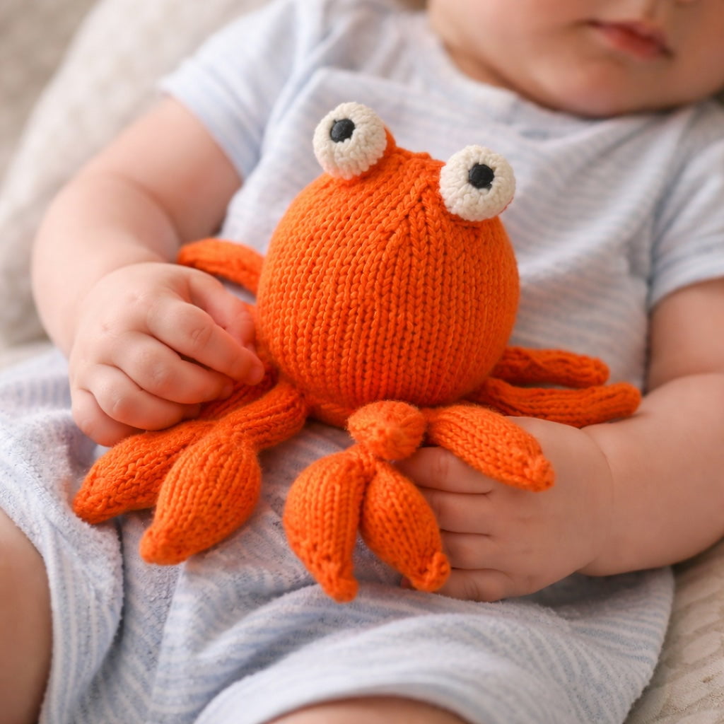 Baby Knit Buddy  | Sunny the Crab finn + emma