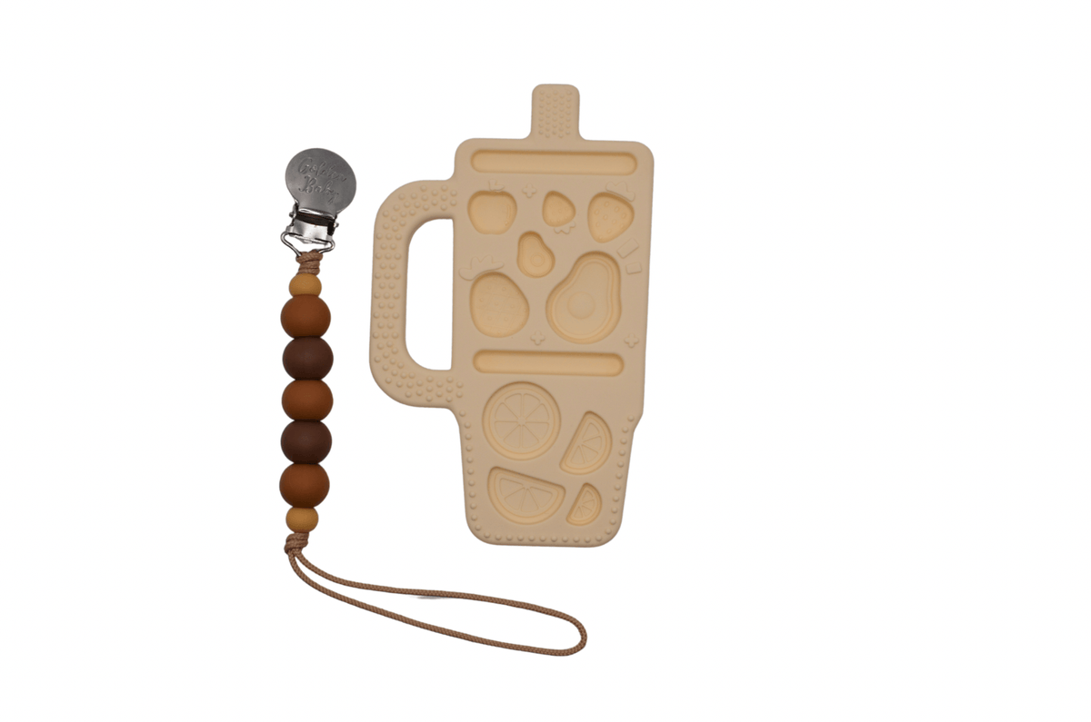 Baby Tumbler Teether Set Golden Baby