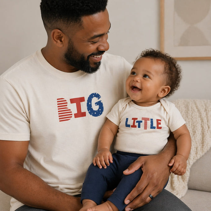 Baby adult graphic tee | big finn + emma