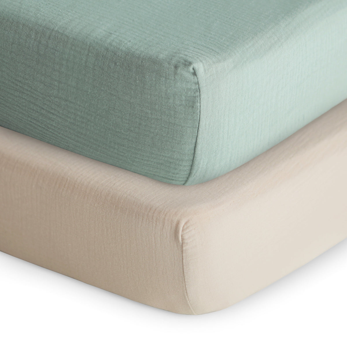 Baby Extra Soft Muslin Crib Sheet - 2 Pack Mushie