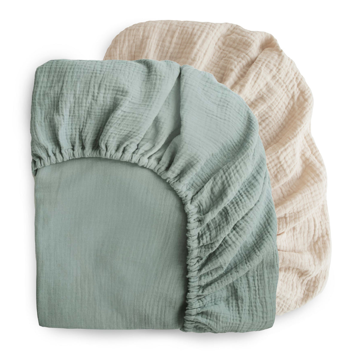 Baby Extra Soft Muslin Crib Sheet - 2 Pack Mushie
