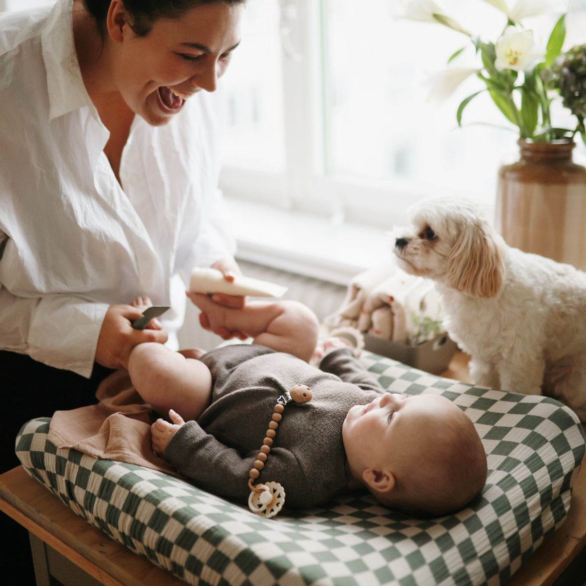 Baby Extra Soft Muslin Changing Pad Cover Mushie