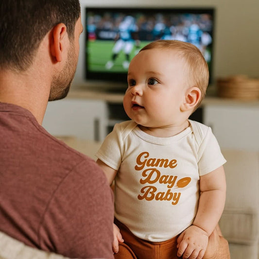 Baby graphic bodysuit | Game Day Baby finn + emma