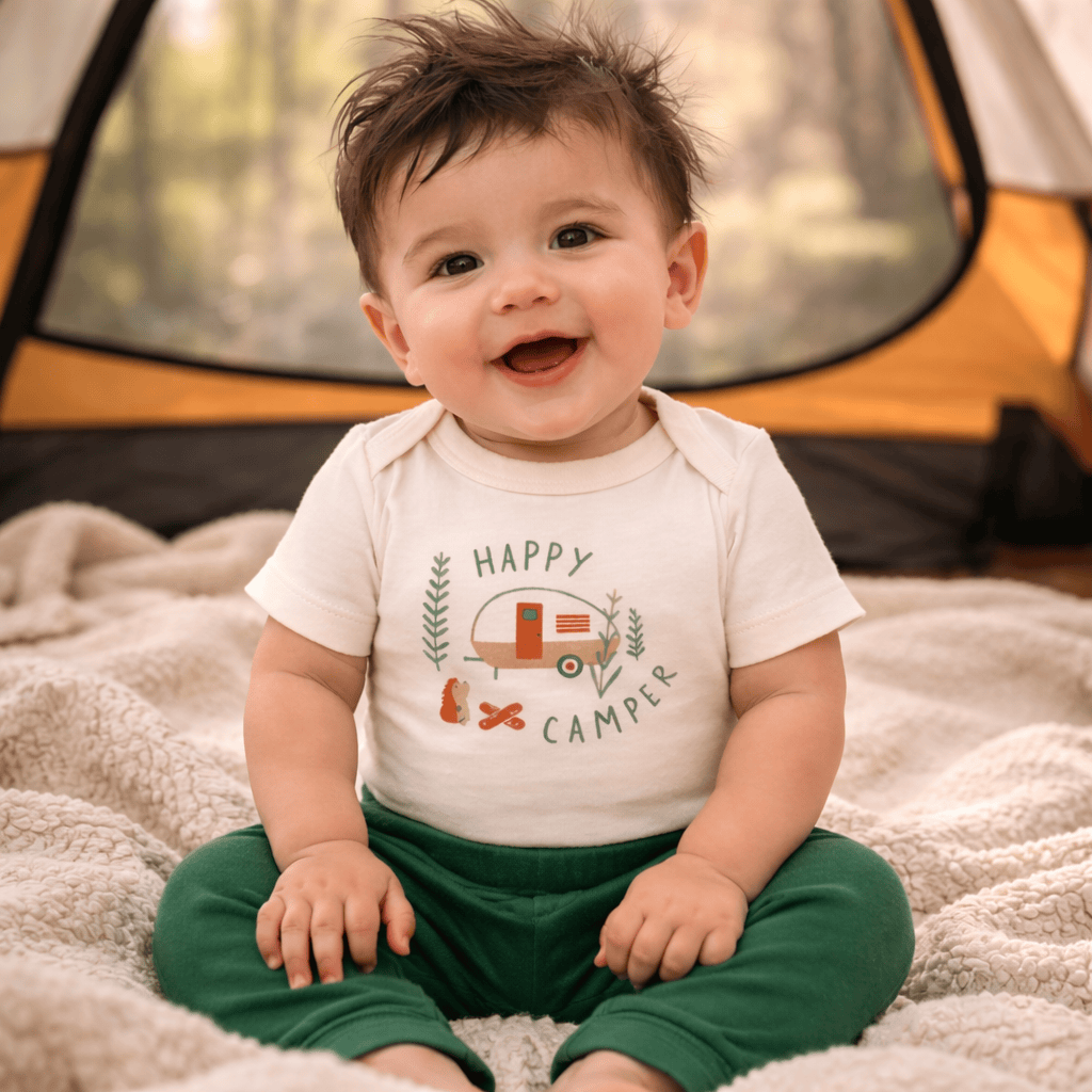 Baby gift set | happy camper 2pc finn + emma