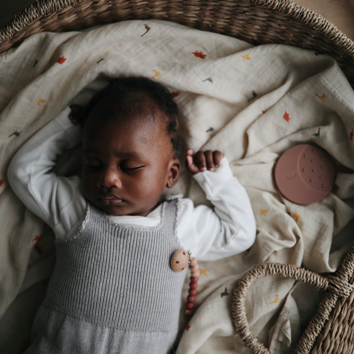 Baby Organic Cotton Muslin Swaddle Blanket Mushie