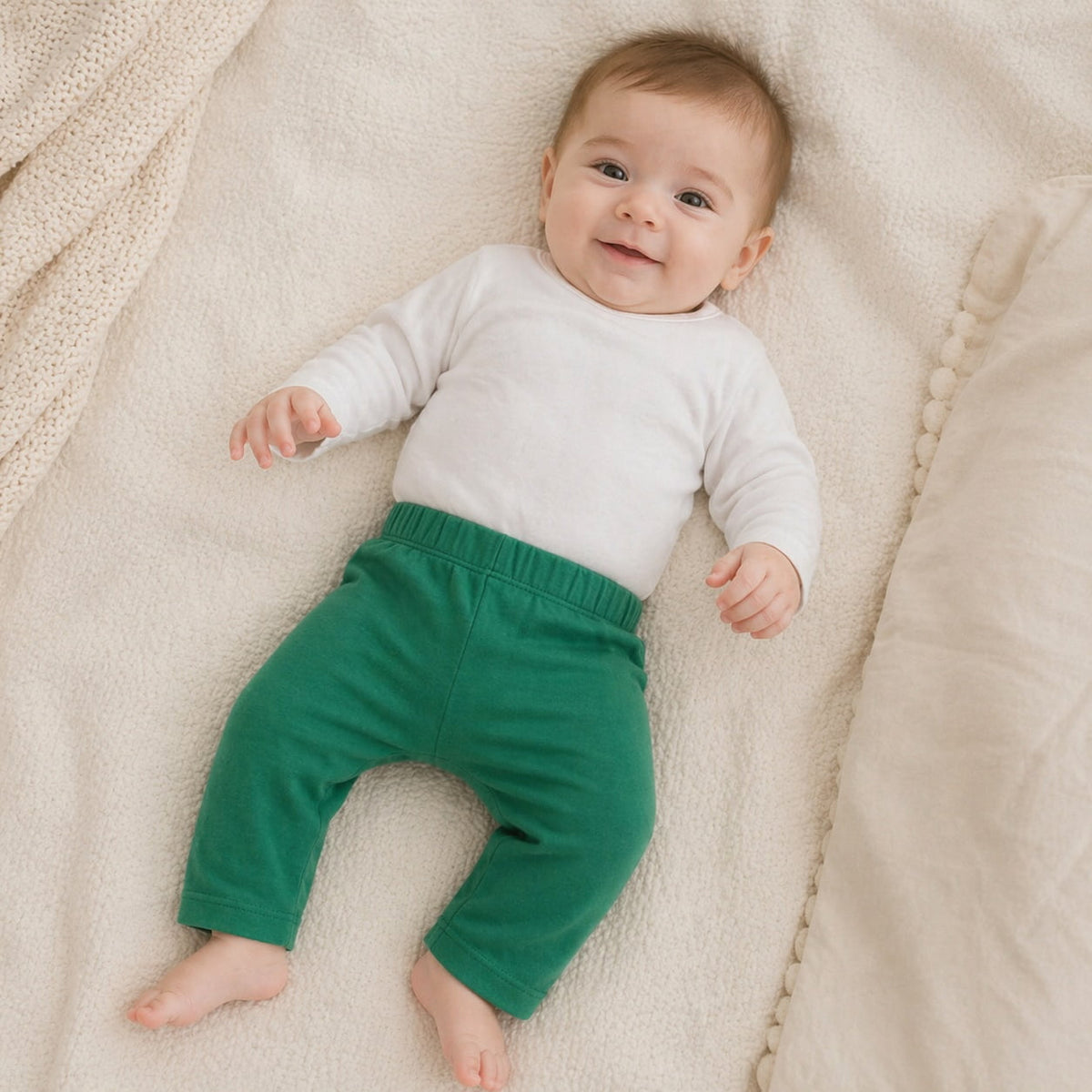 Baby comfy pant | kelly green finn + emma