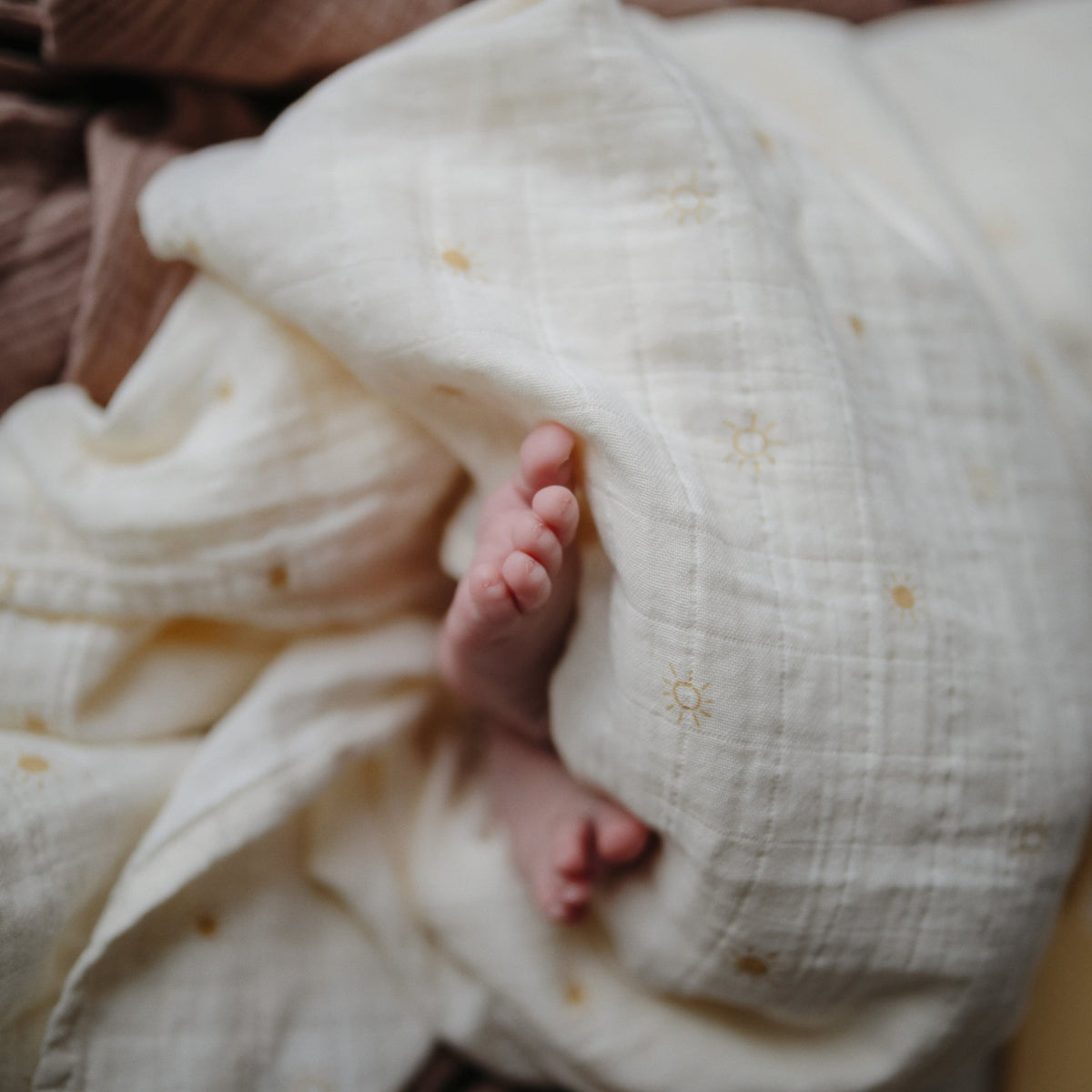 Baby Organic Cotton Muslin Swaddle Blanket Mushie